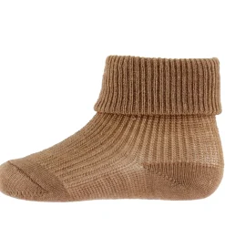 MP Strømper - Rib - Uld/Silke - Gro - Thrush