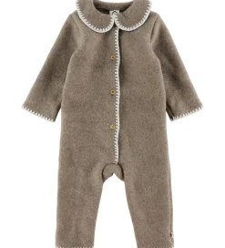 Müsli Køredragt - Uldfleece - Brown Melange