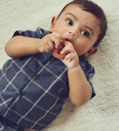 Müsli Skjorte - Check - Night Blue/Cashmere