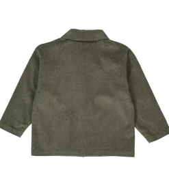 Müsli Skjorte - Fløjl - Deep Green