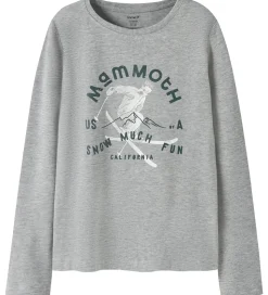 Name it Bluse - NkmVux - Grey Melange/Snow