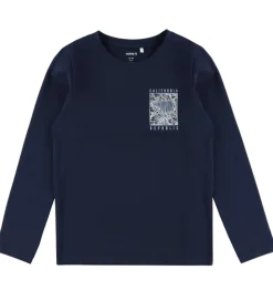 Name It Bluse - NkmVux - Navy Blazer/Golden