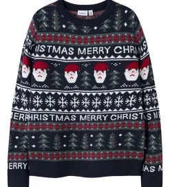 Name It Bluse - NknRastokka - Strik - Dark Sapphire