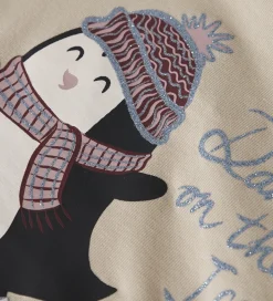 Name it Bluse - NmfVix - Cement/Penguin