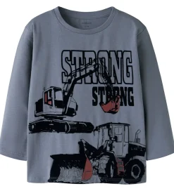 Name it Bluse - NmmSennet - Flint Stone