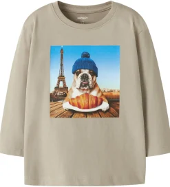 Name It Bluse - NmmVoto - Island Fossil/Dog Paris