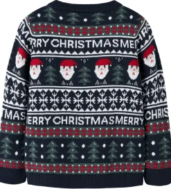 Name It Bluse - NmnRastokka - Strik - Dark Sapphire