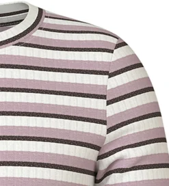 Name It Bluse - Rib - NkfVemma - Cloud Dancer/Seal Brown/Keepsak