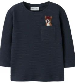 Name It Bluse - Rib - NmmRofus - Navy Blazer