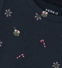 Name It Bluse - Rib - NmnRoko - Navy Blazer