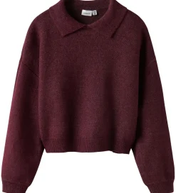 Name it Bluse - Strik - NkfSonia - Burgundy