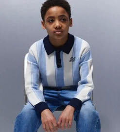 Name it Bluse - Strik - Viskoseblanding - NkmSima - Kentucky Blu