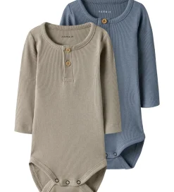 Name It Body l/æ - 2-pak - Rib - Noos - NbmKab - Troposphere/PUR