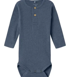Name It Body l/æ - Rib - NbmKab - Vintage Indigo/Melange