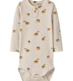 Name It Body l/æ - Rib - NbmOlyan - Peyote Melange m. Agern