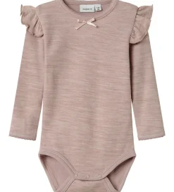 Name It Body l/æ - Uld/Viskose - NbfWyla - Shadow Gray