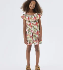 Name It Buksedragt - NkfVinaya - Noos - Bright White/Tropical