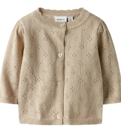 Name It Cardigan - Strik - NbfRolia - Cement