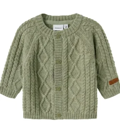 Name It Cardigan - Uld - Strik - NbmWrilla - Dried Sage