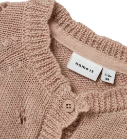Name It Cardigan - Uld - Strik - NbfWrilla - Shadow Gray