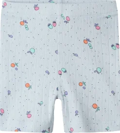 Name It Cykelshorts - NmfHamanda - Xenon Blue m. Hulmønster