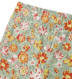 Name It Cykelshorts - NmfVayo - Aqua Gray m. Blomster