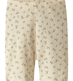 Name It Cykelshorts - Rib - NmfHoise - Sun Kiss m. Blomster