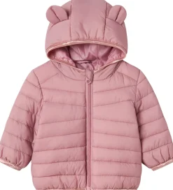 Name It Dynejakke - NbfMarble - Woodrose