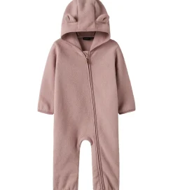 Name It Fleecedragt - NbnMeeko - Woodrose m. Ører