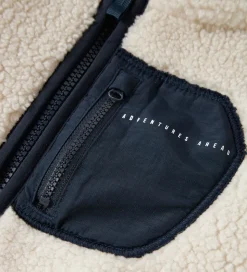 Name It Fleecejakke - NmnMattia - Moonbeam/Dark Sapphire