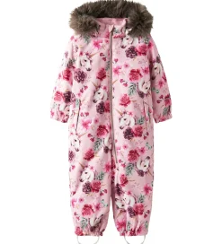 Name It Flyverdragt - NmfSnow10 - Noos - Parfait Pink/FLORAL UNI