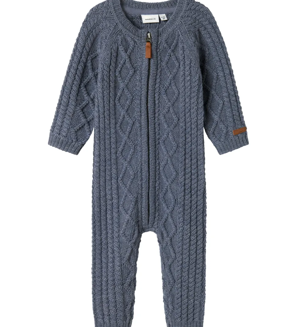 Name it Heldragt - Uld - Strik - NbmWrilla - Folkstone Gray