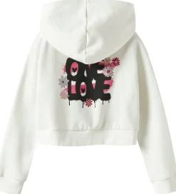 Name it Hættetrøje - NkfKory - Cloud Dancer