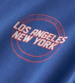 Name It Hættetrøje - NkfViala - Amparo Blue/Music Studio