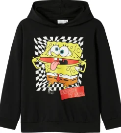 Name It Hættetrøje - NkmJohano - Svampebob - Sort