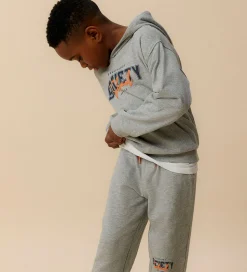 Name It Hættetrøje - NkmLucas - Grå Meleret