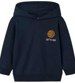 Name It Hættetrøje - NmmKelvin - Navy Blazer m. Print