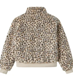 Name It Jakke - Imiteret Pels - NkfMila - Oxford Tan/Leo