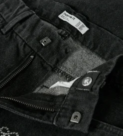 Name It Jeans - NkfRose - Dark Grey Denim m. Sløjfer