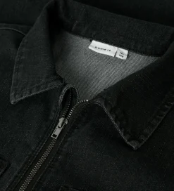 Name It Kjole - NkfBlake - 1/2 Loose - Dark Grey Denim