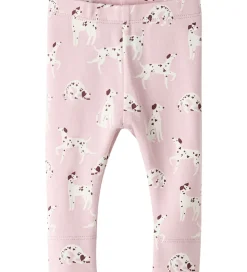 Name It Leggings - NbfKilas - Bleached Mauve/Cloud Dancer m. Pri