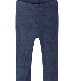Name It Leggings - Rib - NbnKab - Vintage Indigo/Melange