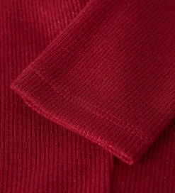 Name It Leggings - Rib - NmfSiclo - Jester Red m. Glimmer