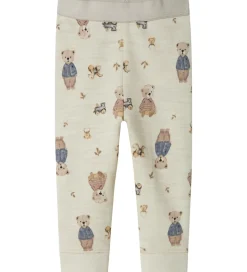 Name It Leggings - Uld - NbnWup - Peyote Melange/Bear