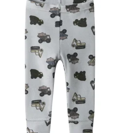 Name It Leggings - Uld - NbmWillow - Micro Chip/Working Machines