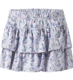 Name It Nederdel - NmfVigga - Purple Heather/Butterflies