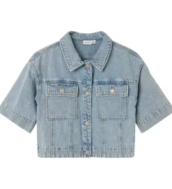Name It Skjorte - NkfAva - Light Blue Denim