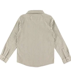 Name It Skjorte - NkmRekid - Island Fossil/Thin Stripe in Delici