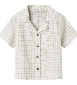 Name It Skjorte k/æ - NmmHalom - Bright White