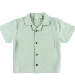 Name It Skjorte k/æ - NmmHalom - Slate Gray